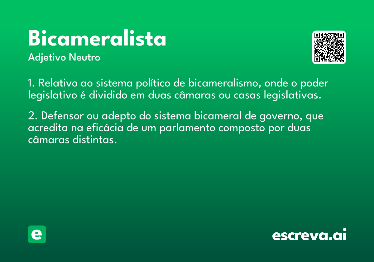 bicameralista