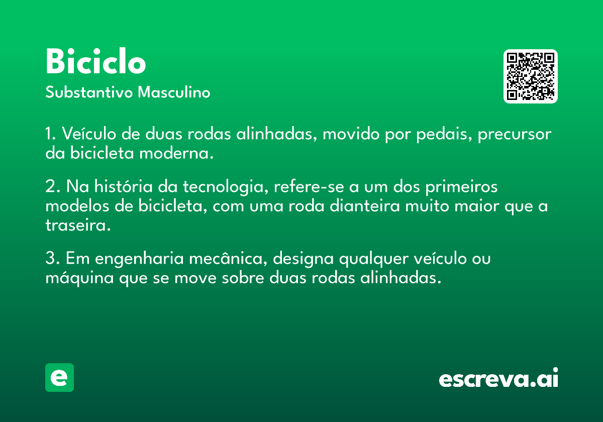 biciclo