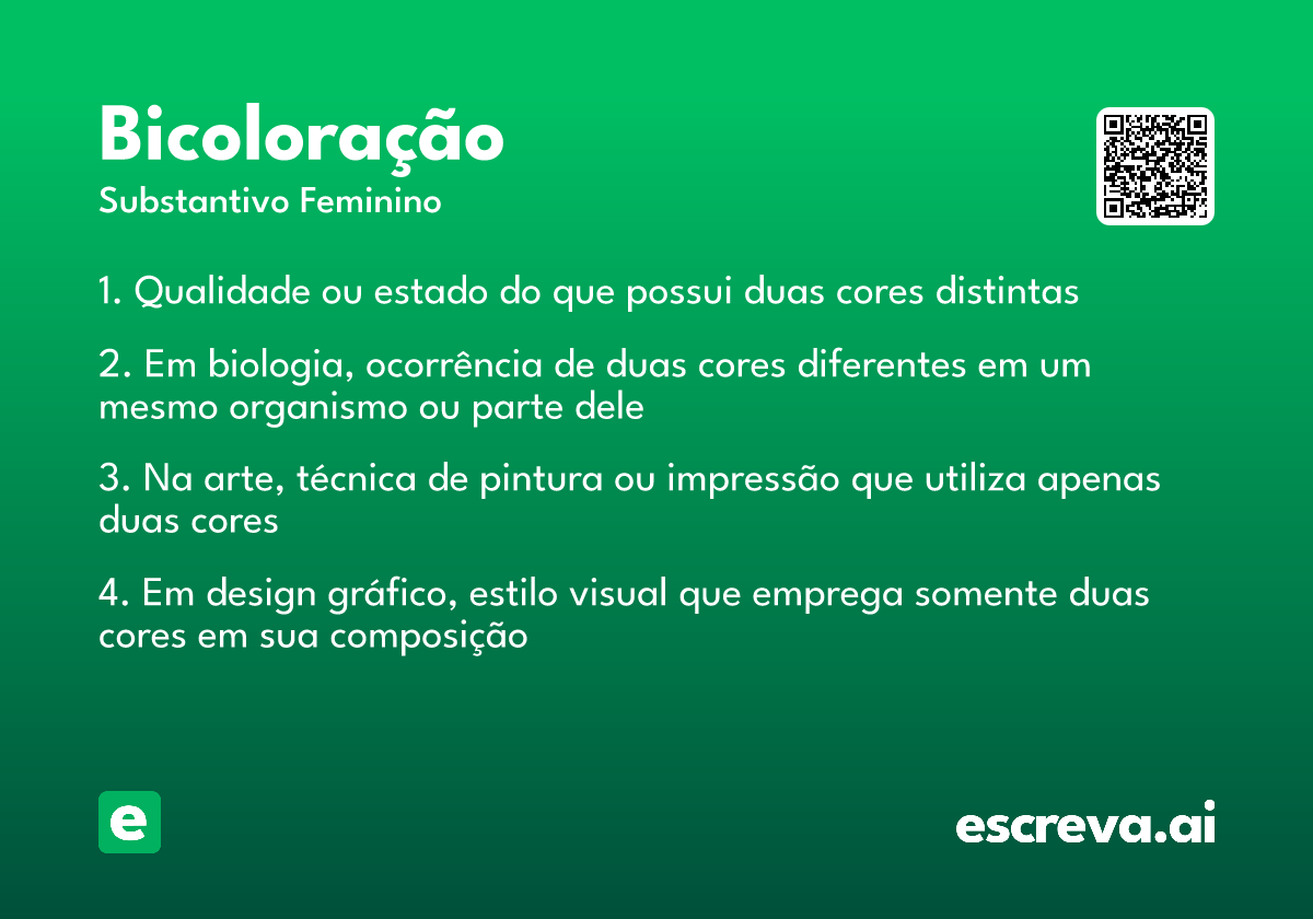 bicoloração