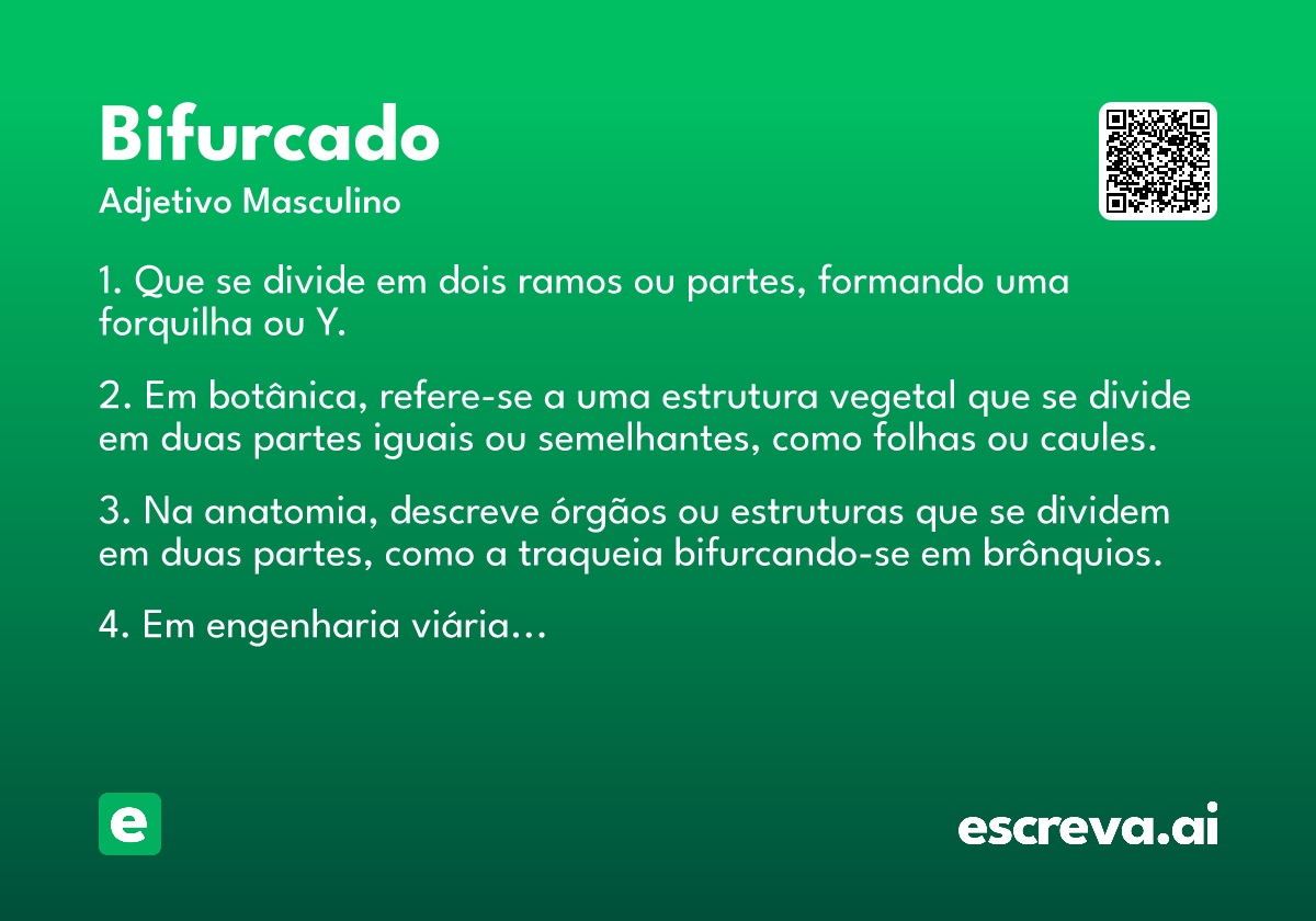 bifurcado