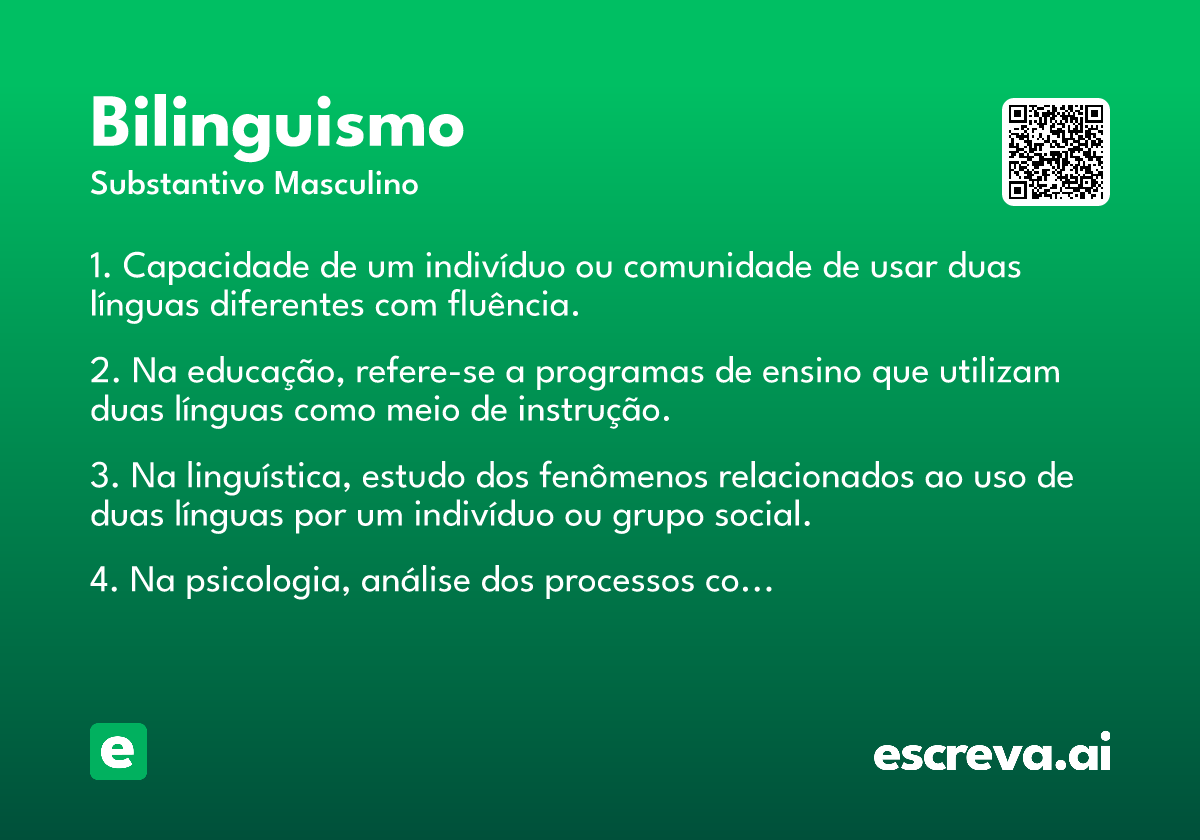 bilinguismo