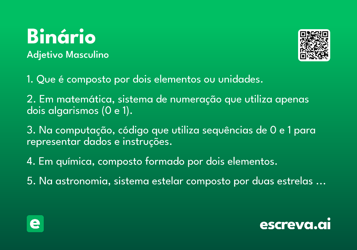 binário