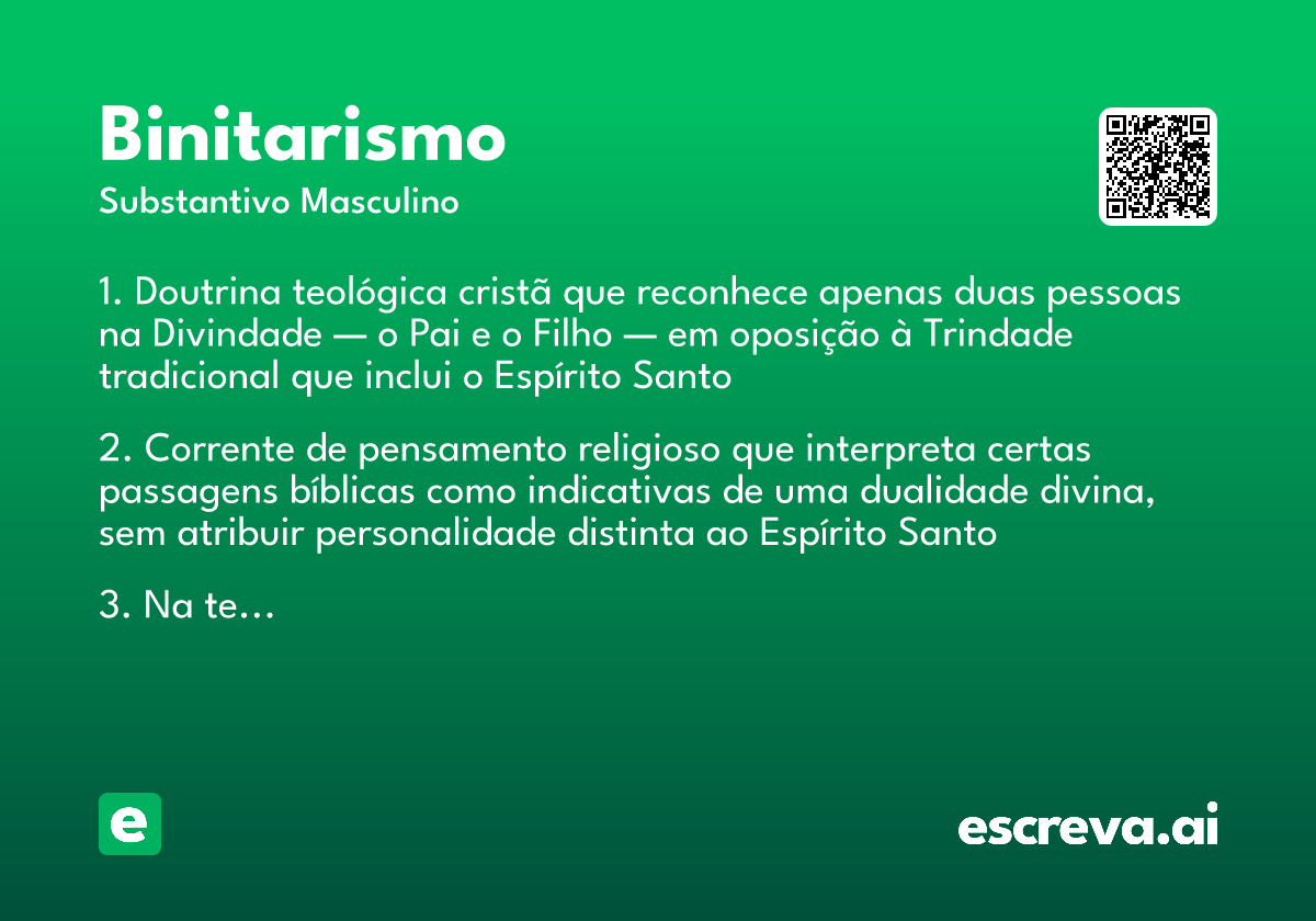 binitarismo