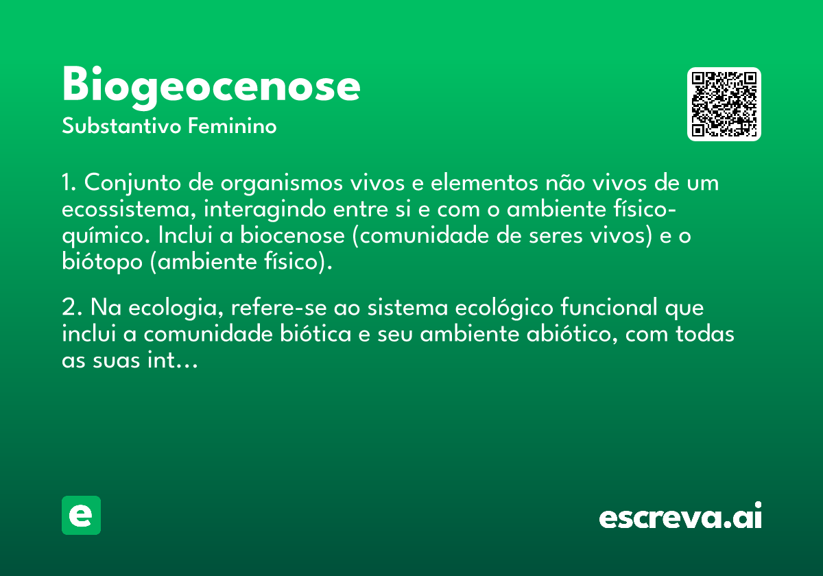 biogeocenose