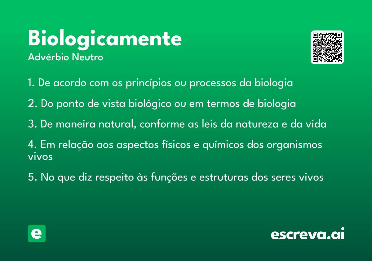biologicamente
