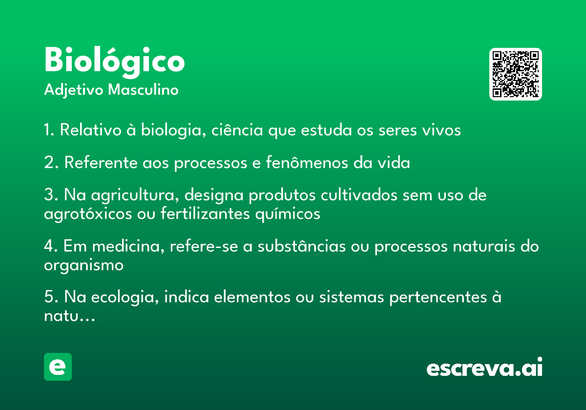 biológico