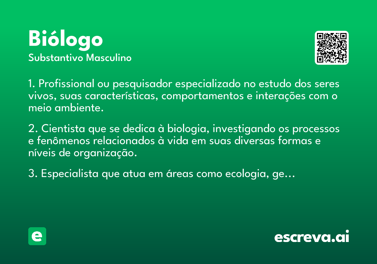 biólogo