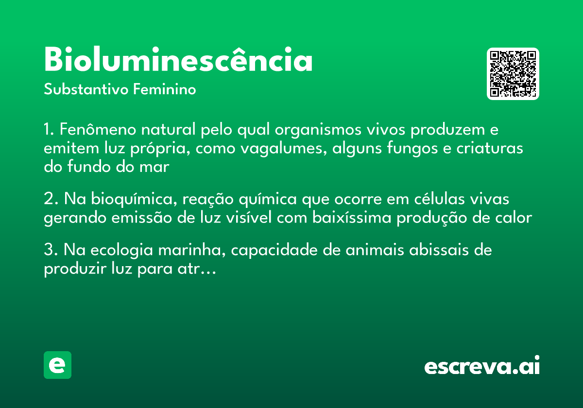 bioluminescência