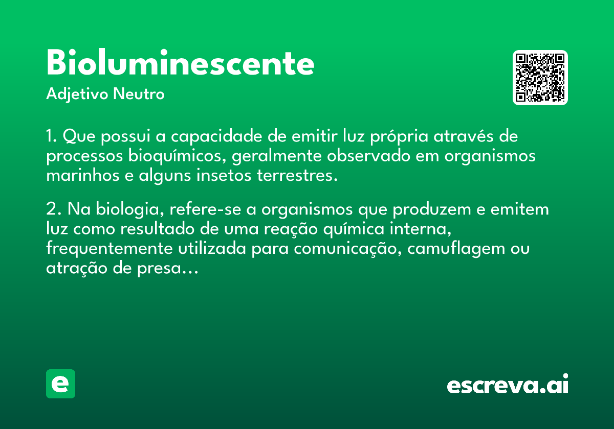 bioluminescente