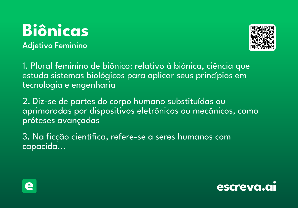 biônicas