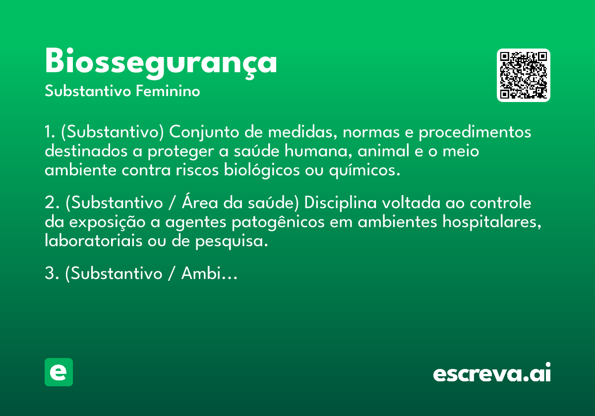 biossegurança