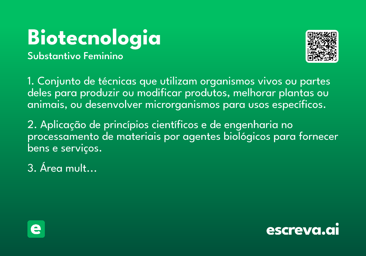 biotecnologia
