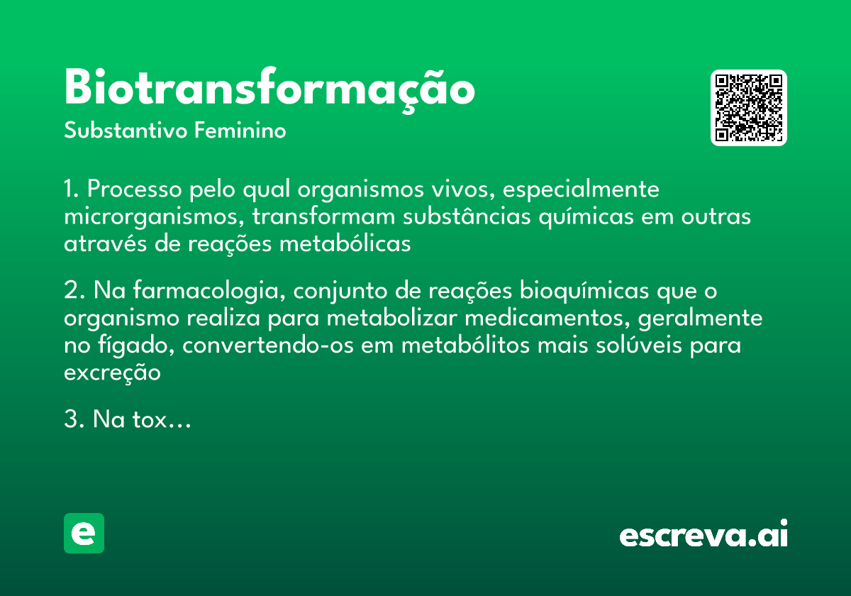 biotransformação