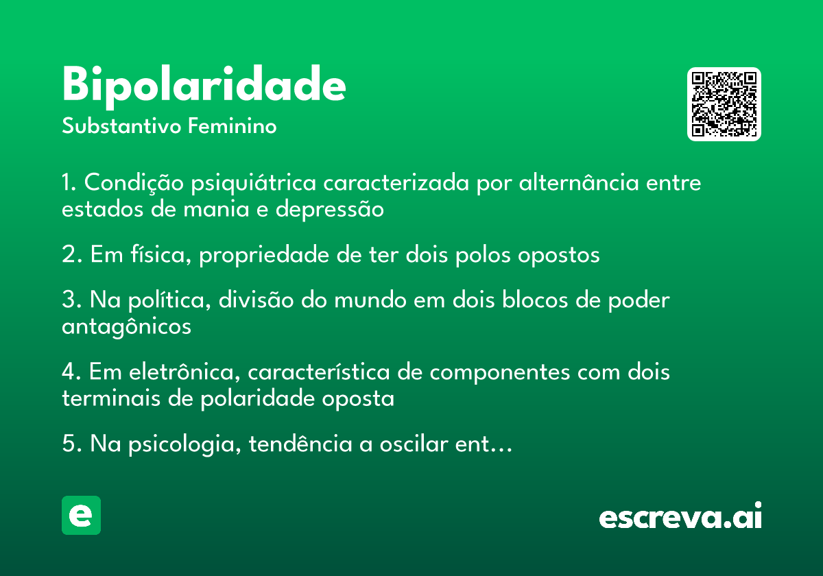bipolaridade