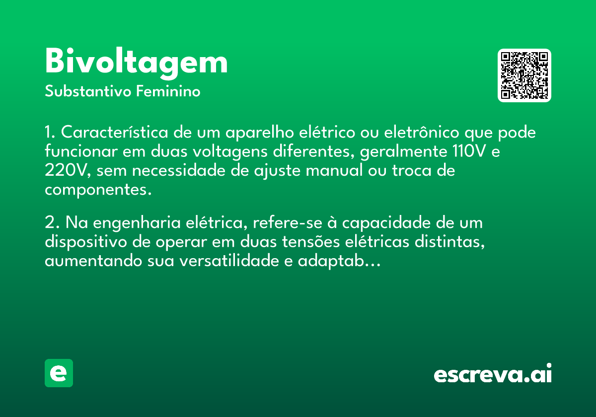 bivoltagem