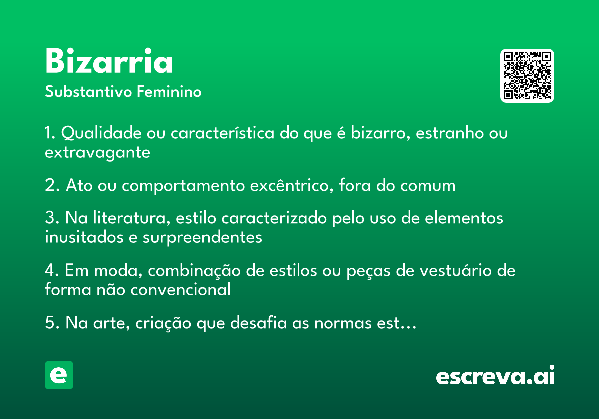 bizarria