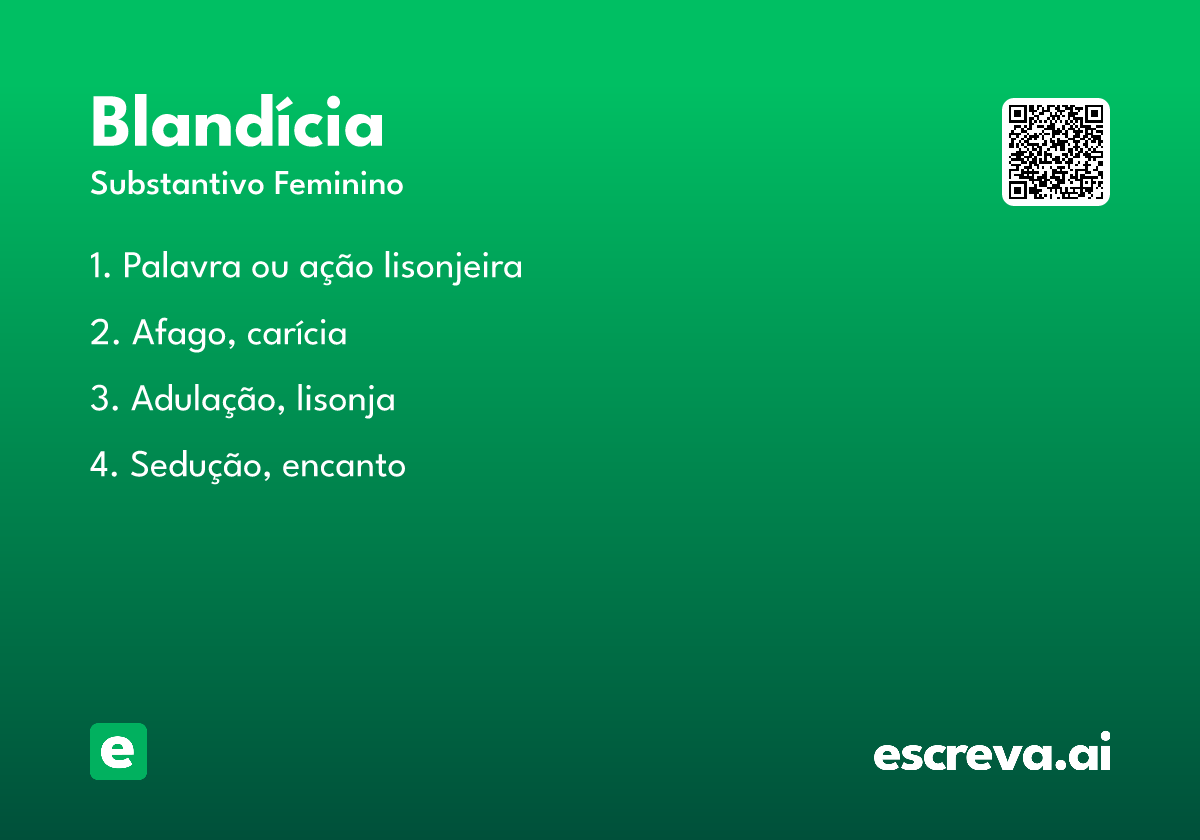 blandícia