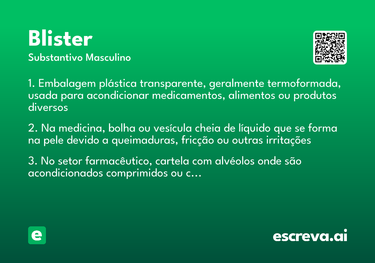 blister