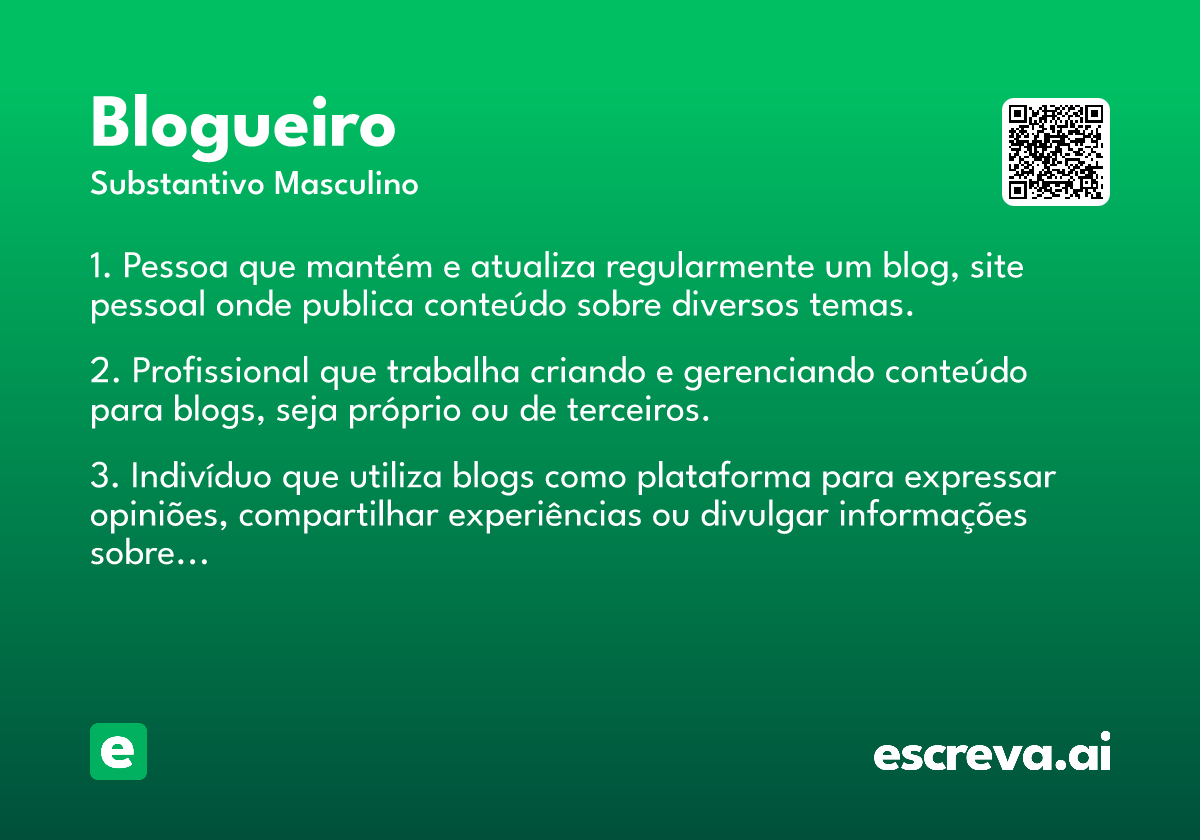 blogueiro