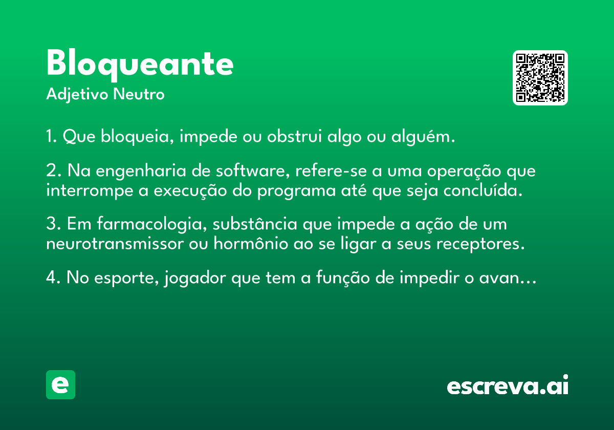 bloqueante