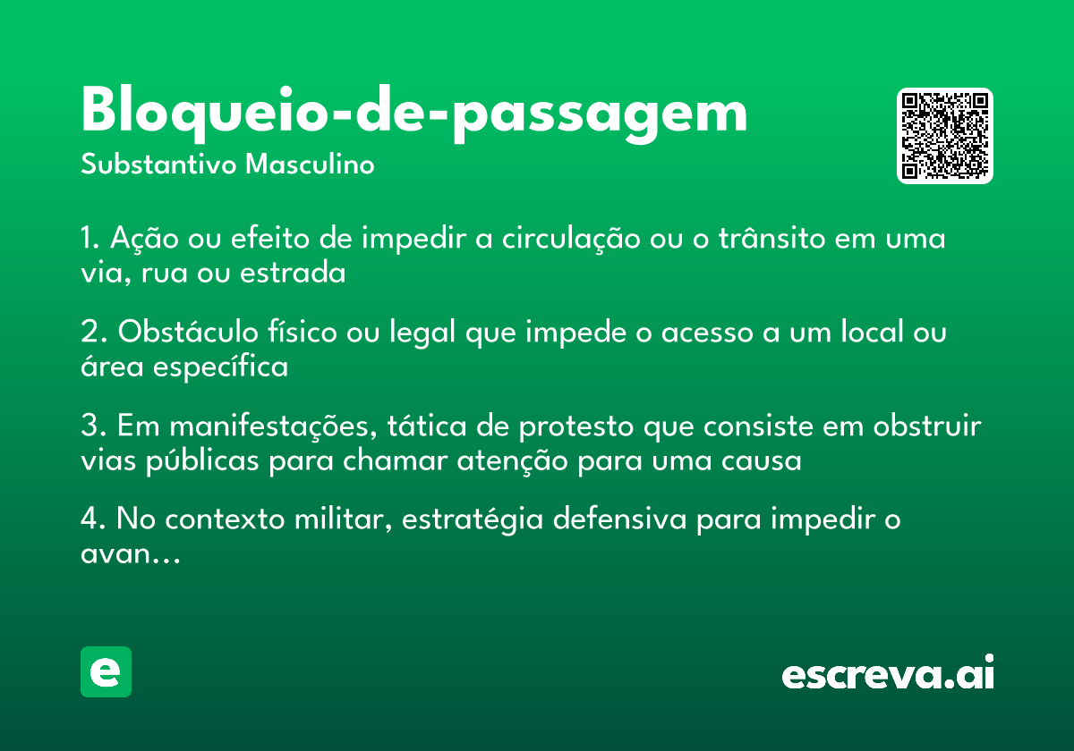 bloqueio-de-passagem