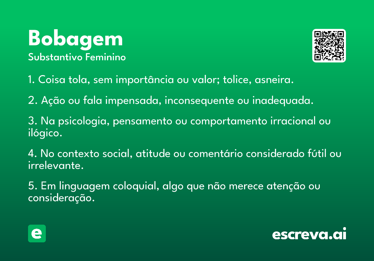 bobagem