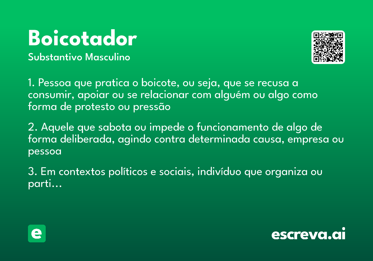 boicotador