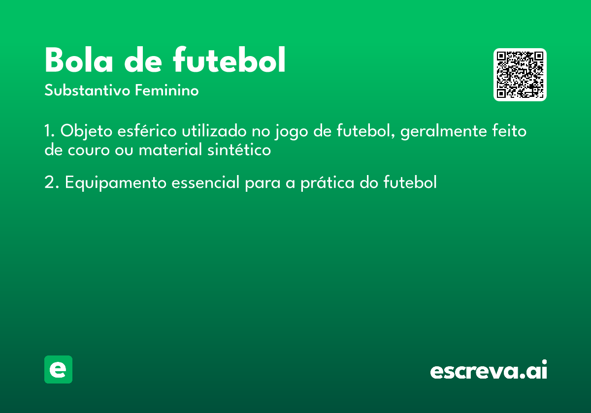 bola de futebol