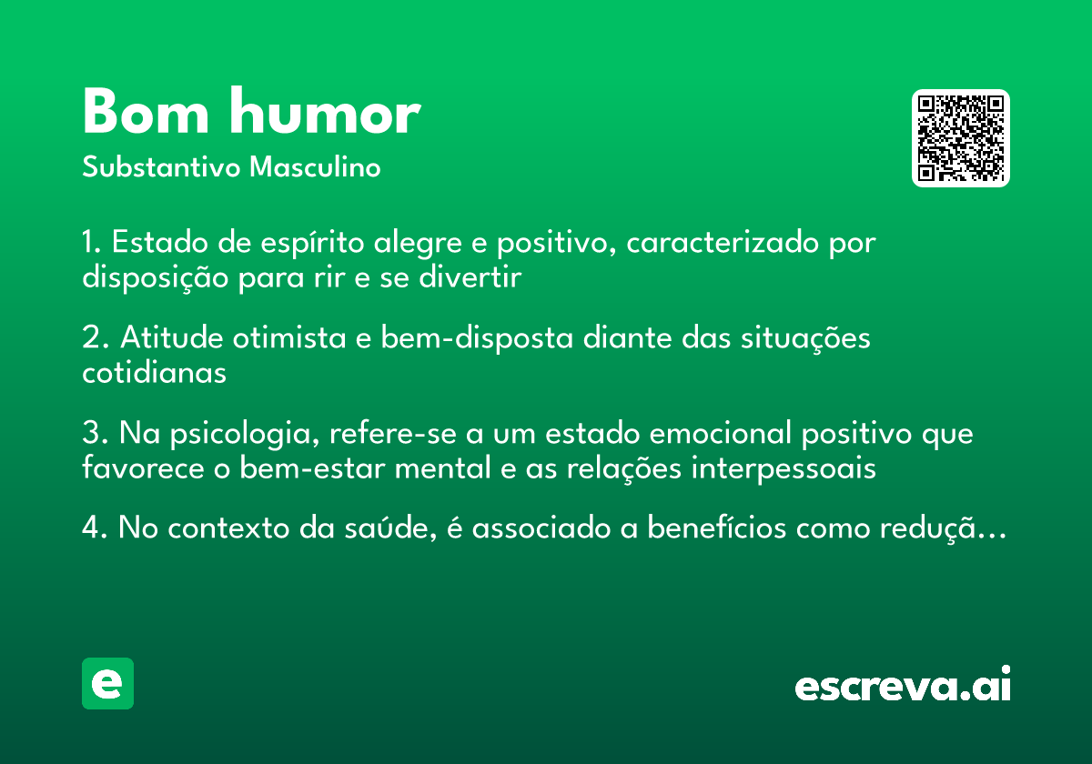 bom humor
