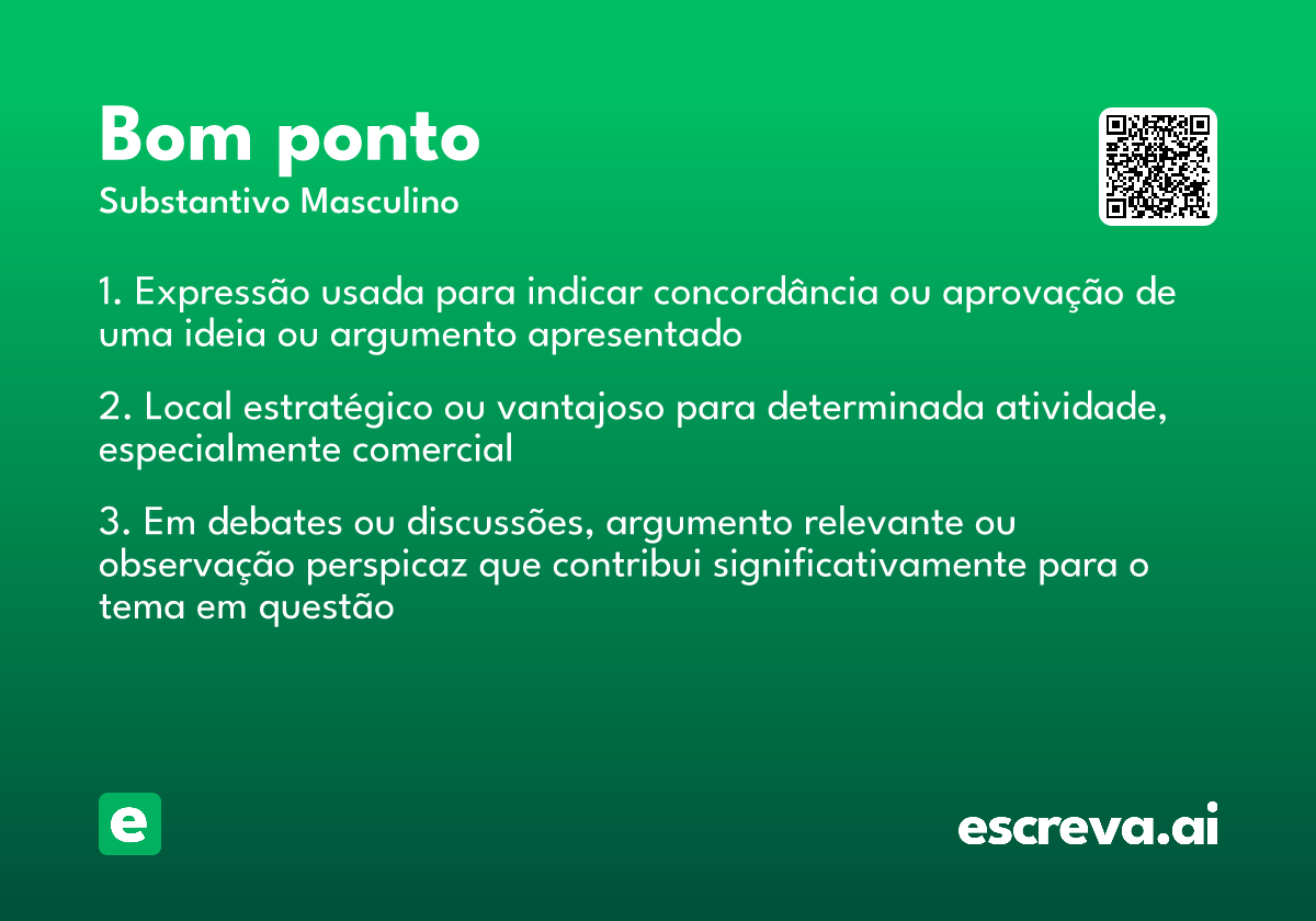 bom ponto