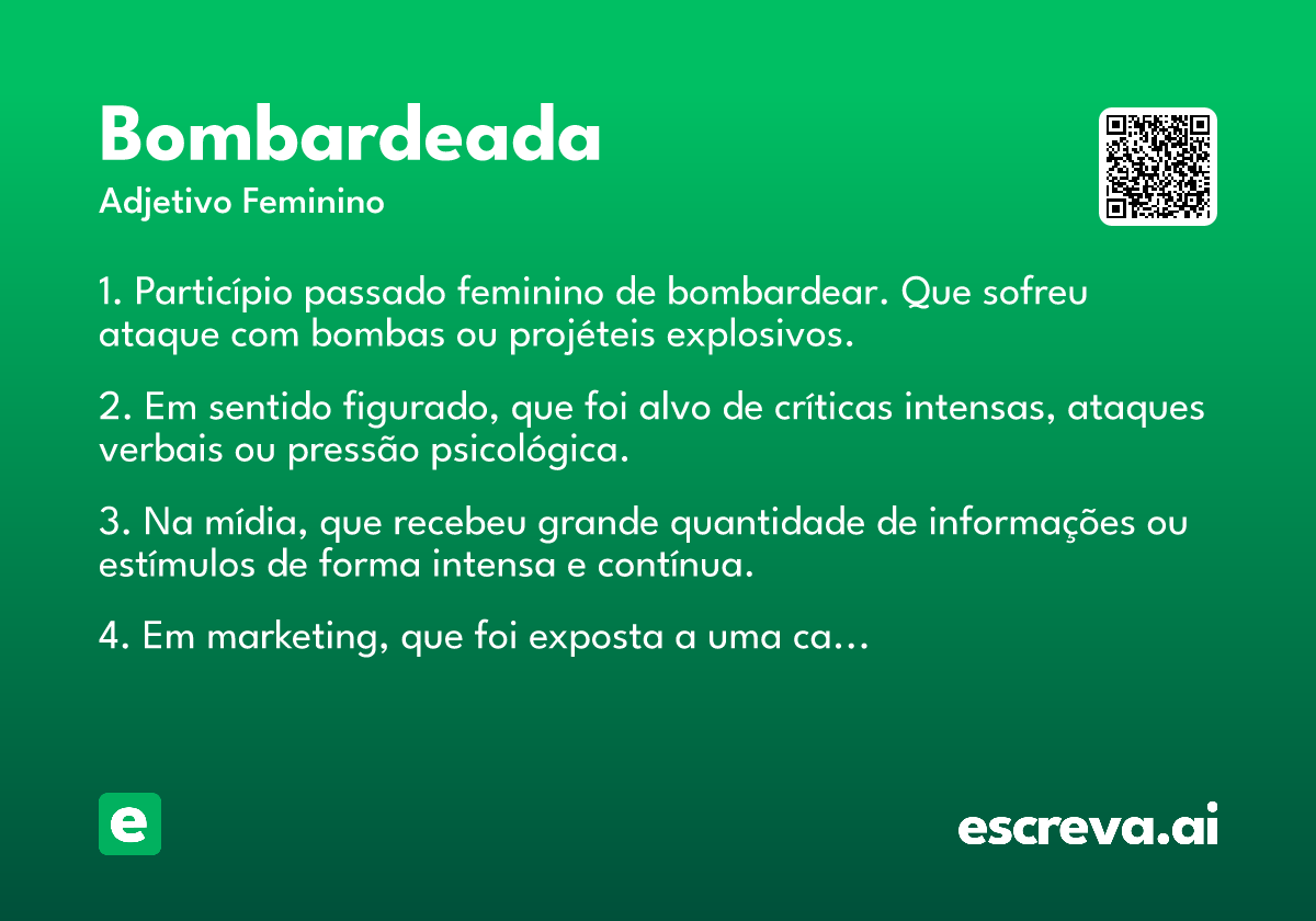 bombardeada