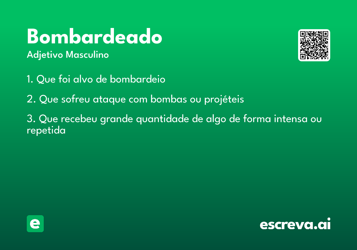 bombardeado