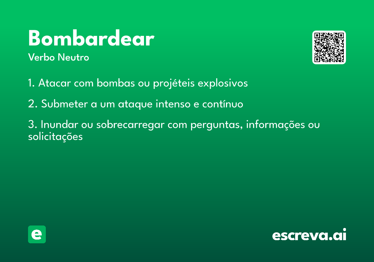 bombardear