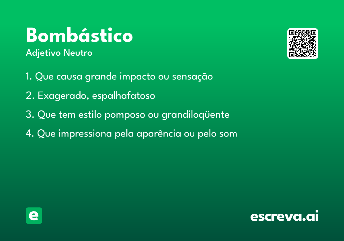 bombástico