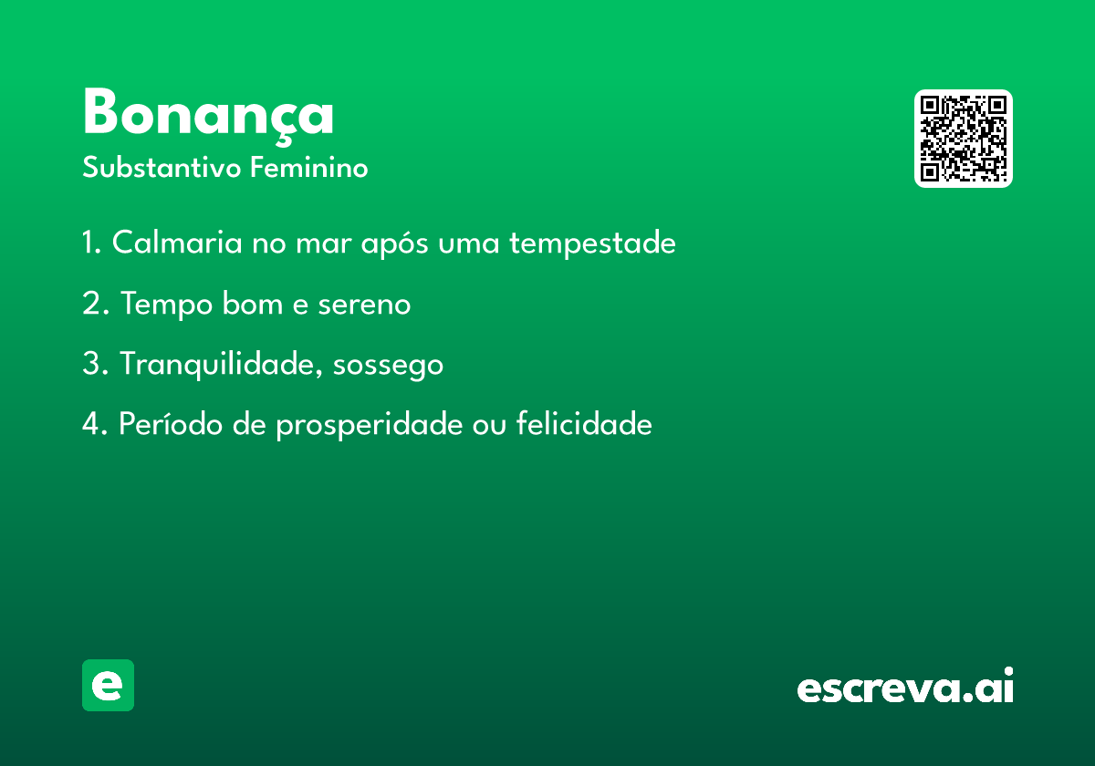 bonança