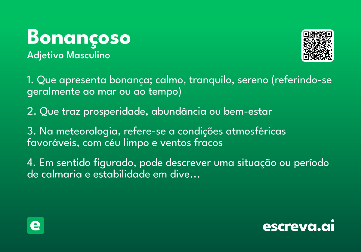 bonançoso