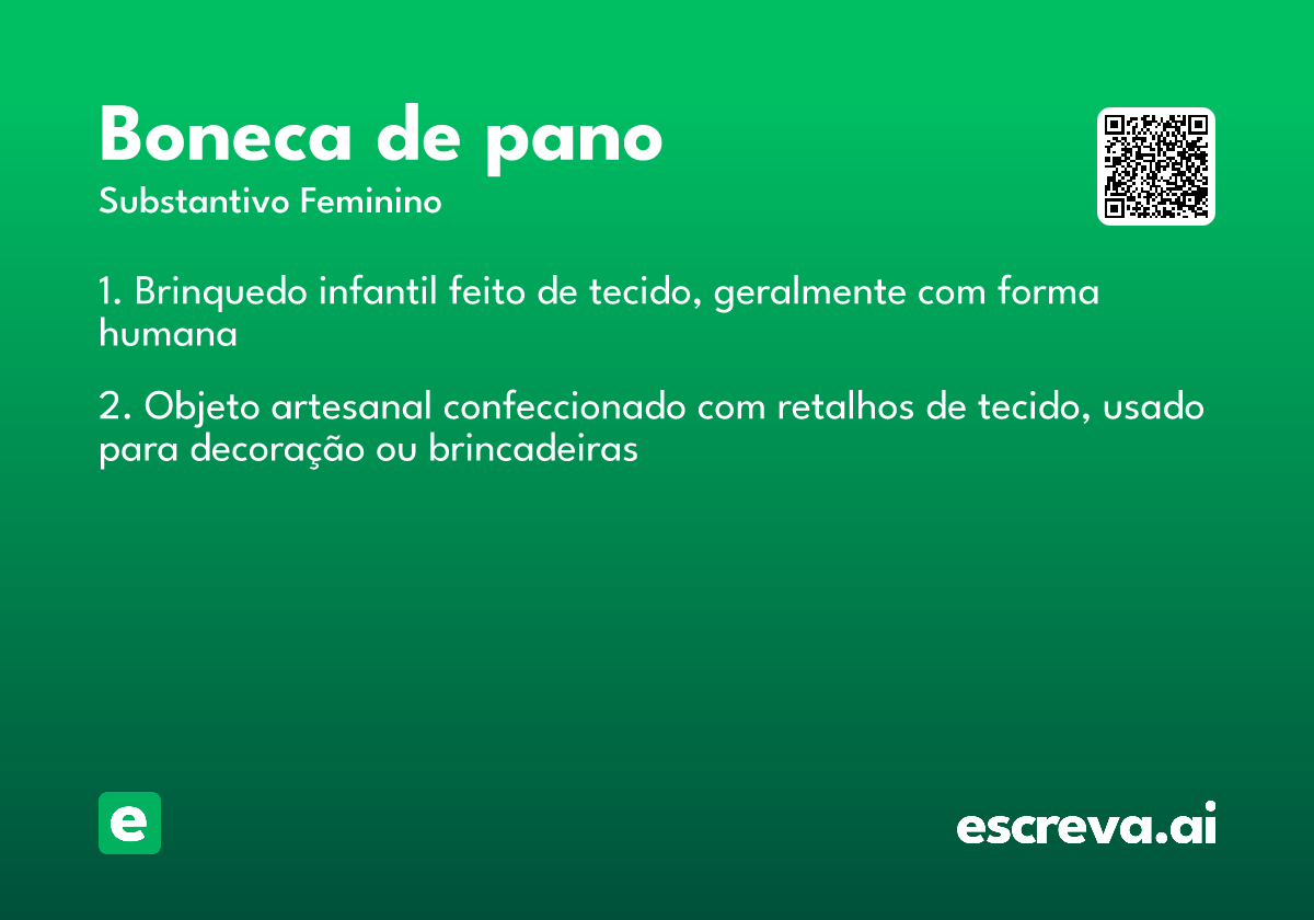 boneca de pano