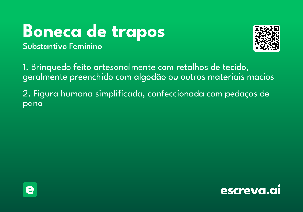 boneca de trapos