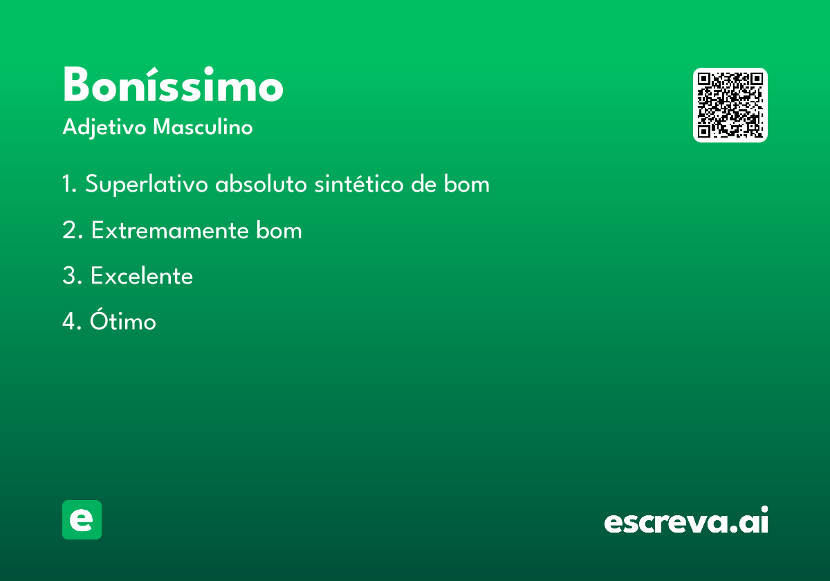 boníssimo