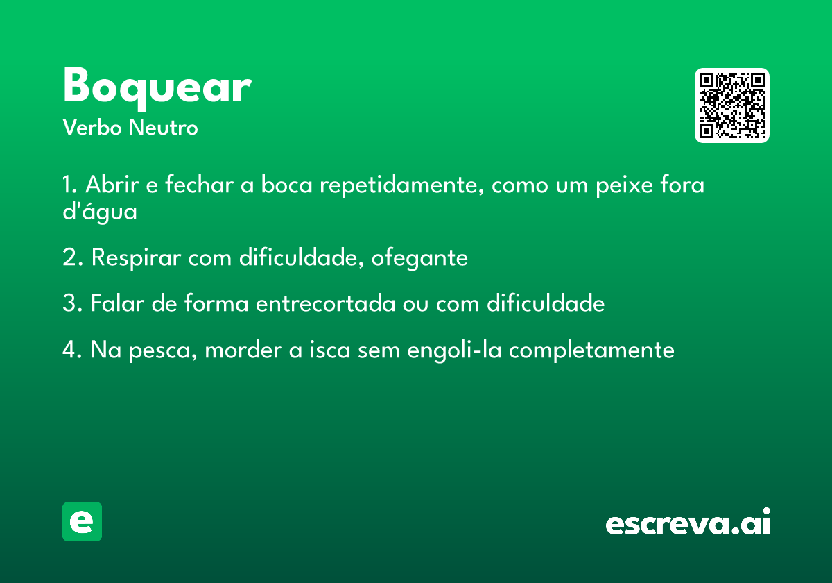boquear