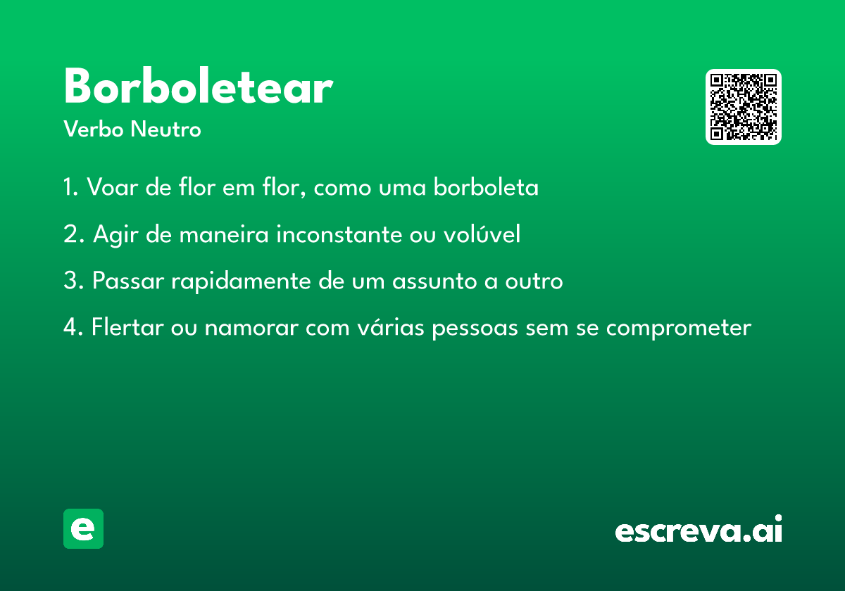 borboletear