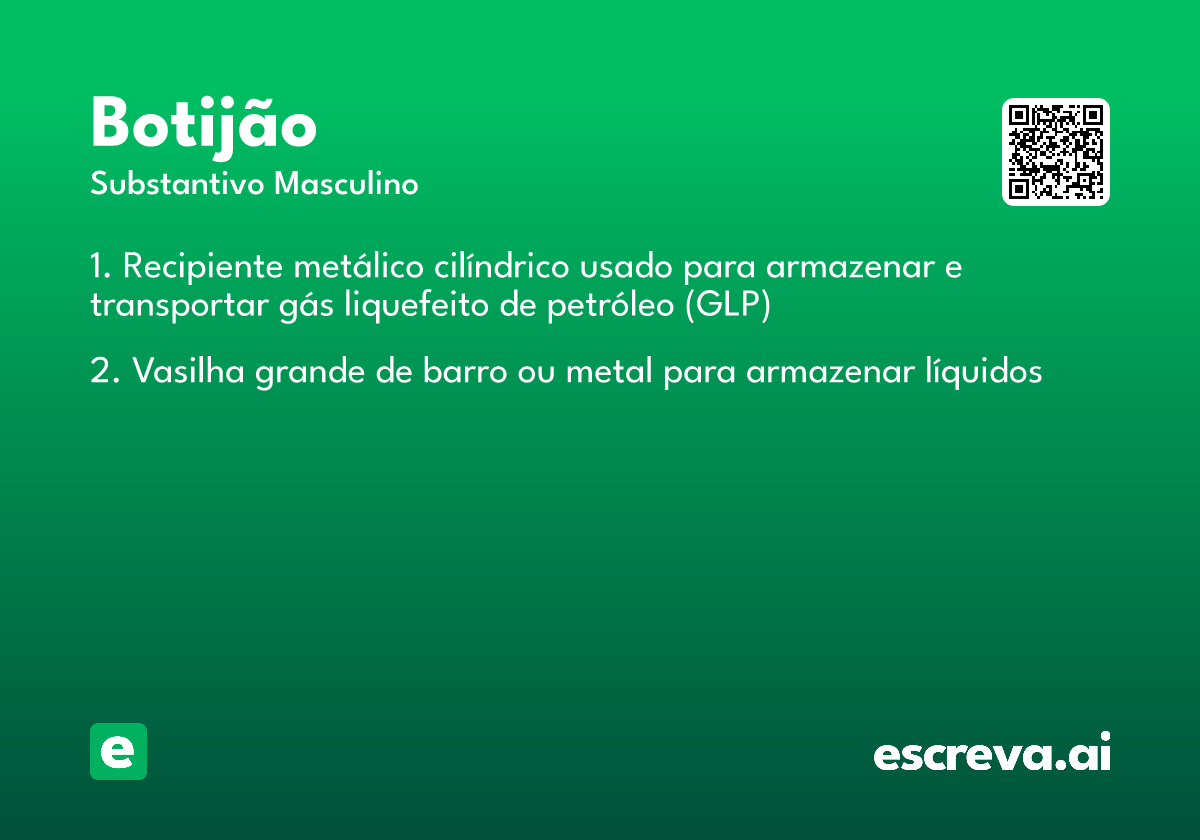 botijão