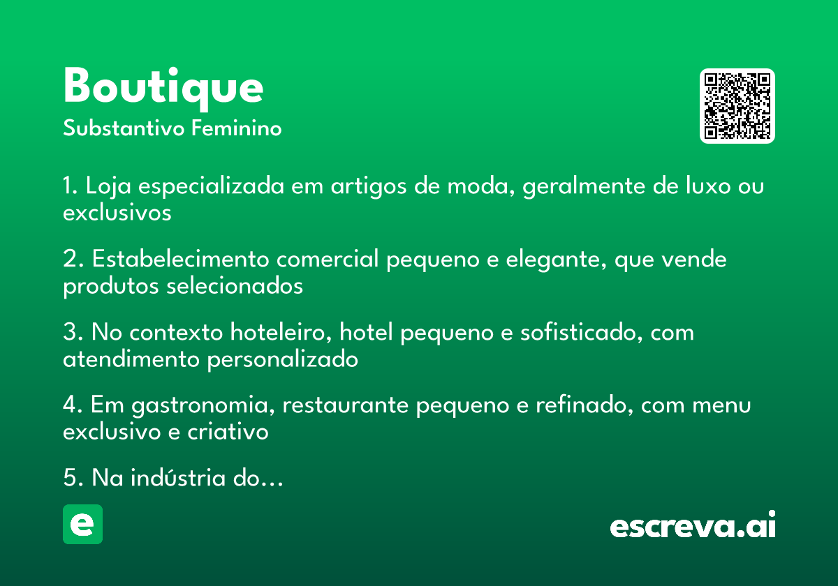 boutique