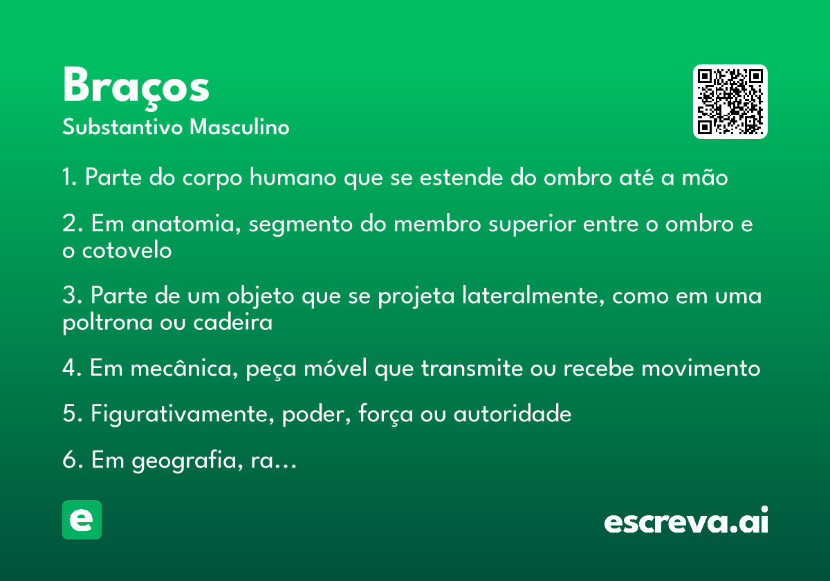 braços