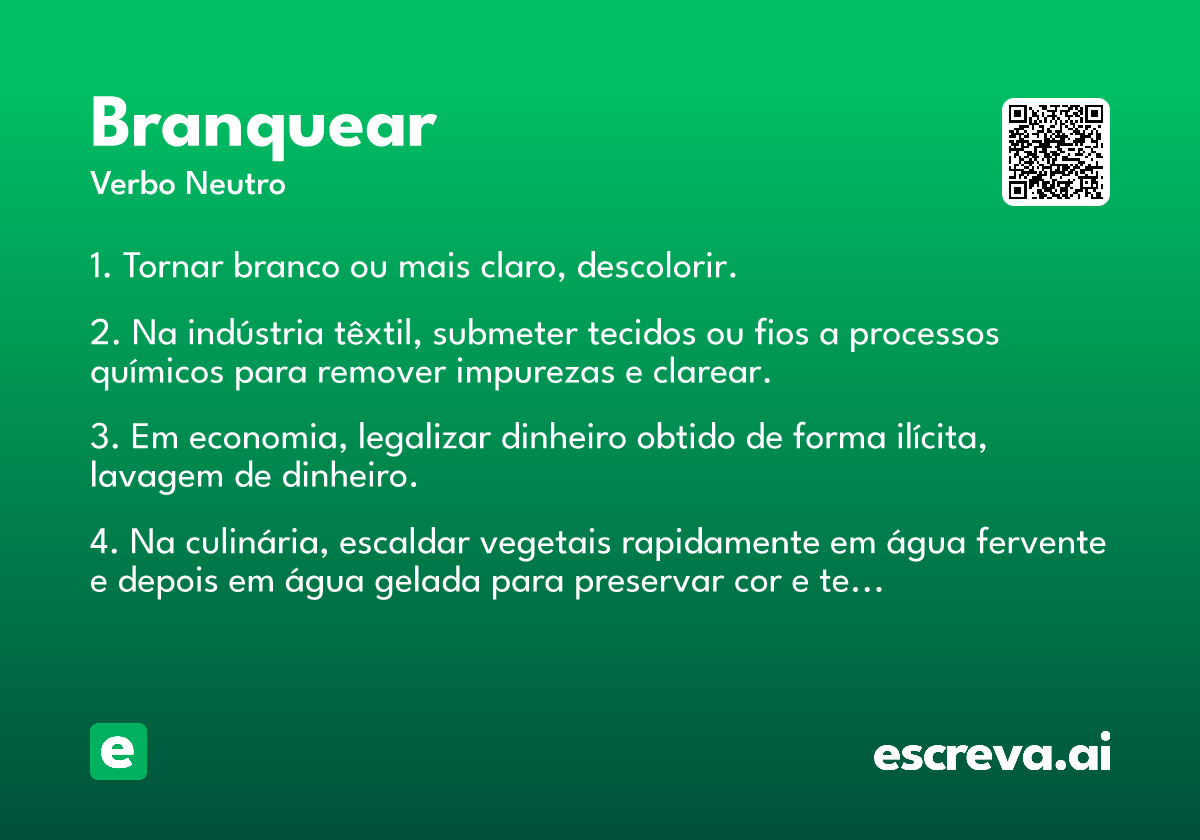 branquear