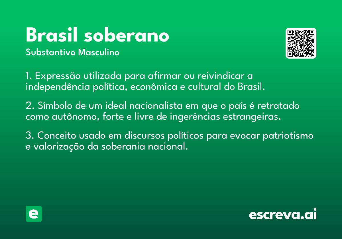 brasil soberano