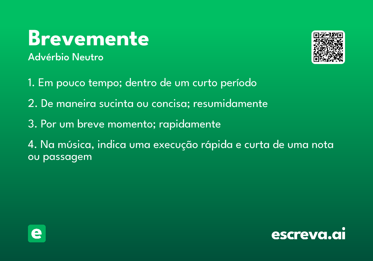 brevemente