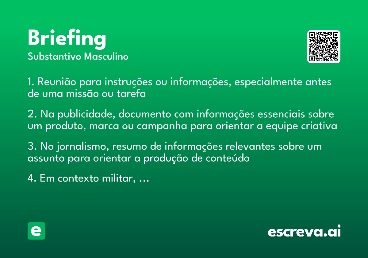 briefing