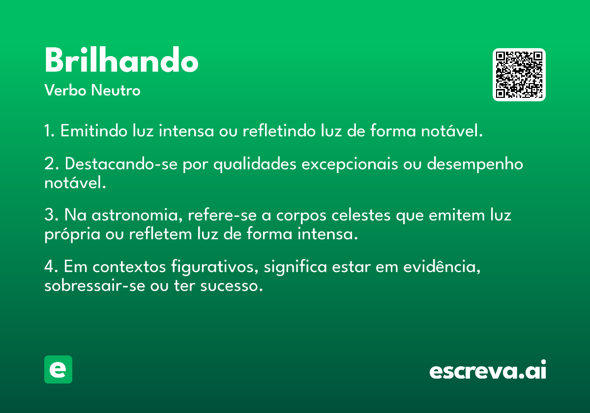 brilhando
