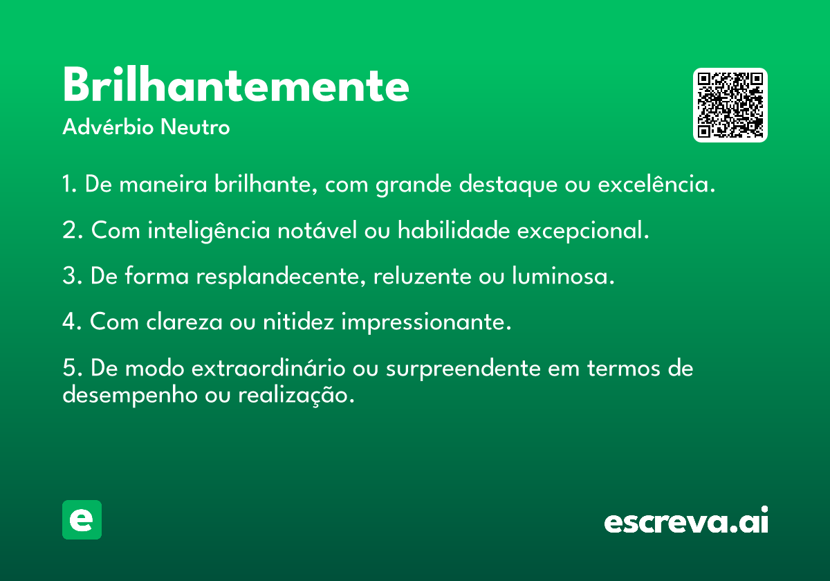 brilhantemente